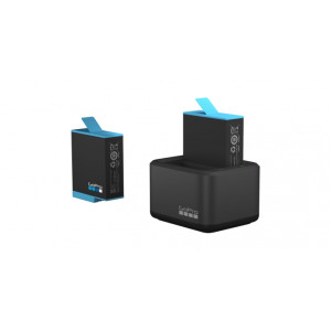 Зарядное устройство для двоих аккумуляторных батарей HERO9 Black GoPro Dual Battery Charger + Battery (ADDBD-001)