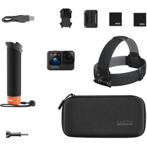 Экшн-камера GoPro HERO12 Black + Enduro + Head Strap + Handler Floating (CHDRB-121-RW)