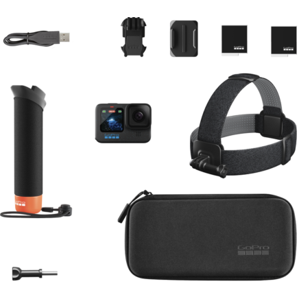Екшн-камера GoPro HERO12 Black + Enduro + Head Strap + Handler Floating (CHDRB-121-RW)