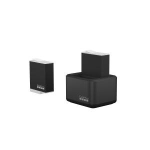 Двойное зарядное устройство для GoPro Dual Battery Charger + Аккумулятор Enduro 2 шт для HERO11&10&9